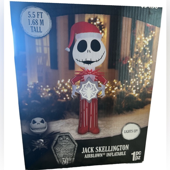 Gemmy | Holiday | Gemmy Disney Jack Skellington Inflatable | Poshmark